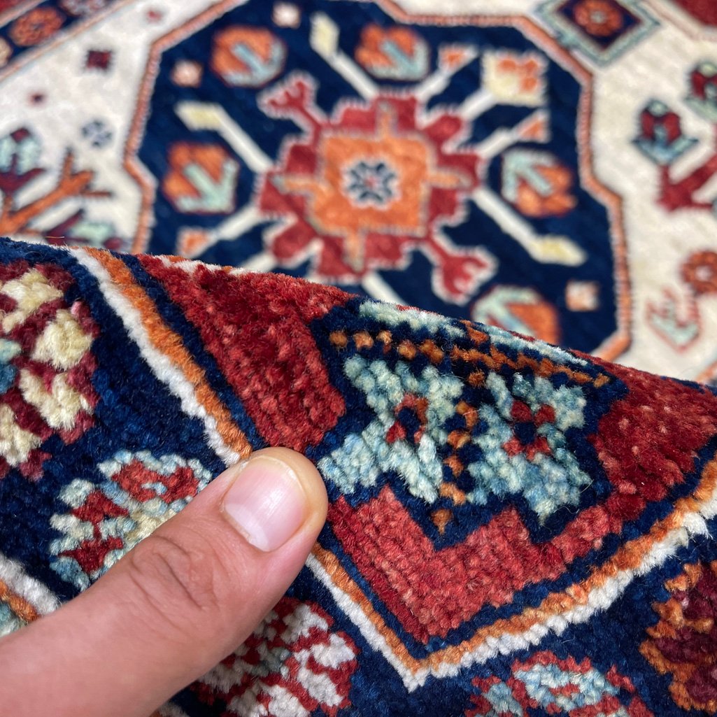 El Dokuma Afgan Kabile Yün Yolluk Halı (85x390 cm) - Görsel 4