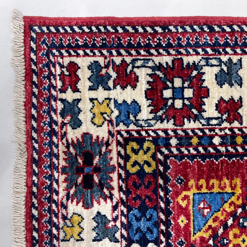 El Dokuma Afgan Kabile Yün Yolluk Halı (75x315 cm) - Görsel 10