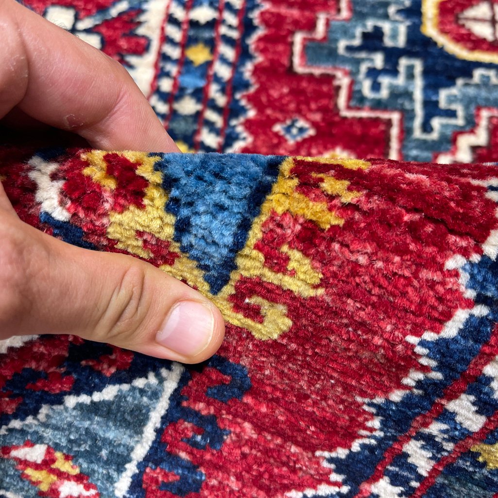 El Dokuma Afgan Kabile Yün Yolluk Halı (75x315 cm) - Görsel 5