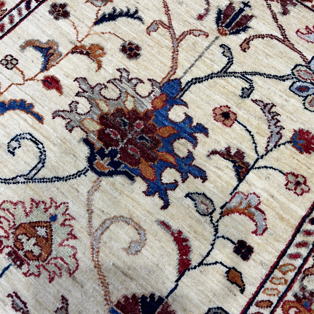 El Dokuma Afgan Sultani Yün Yolluk Halı (95x200 cm) - Görsel 3