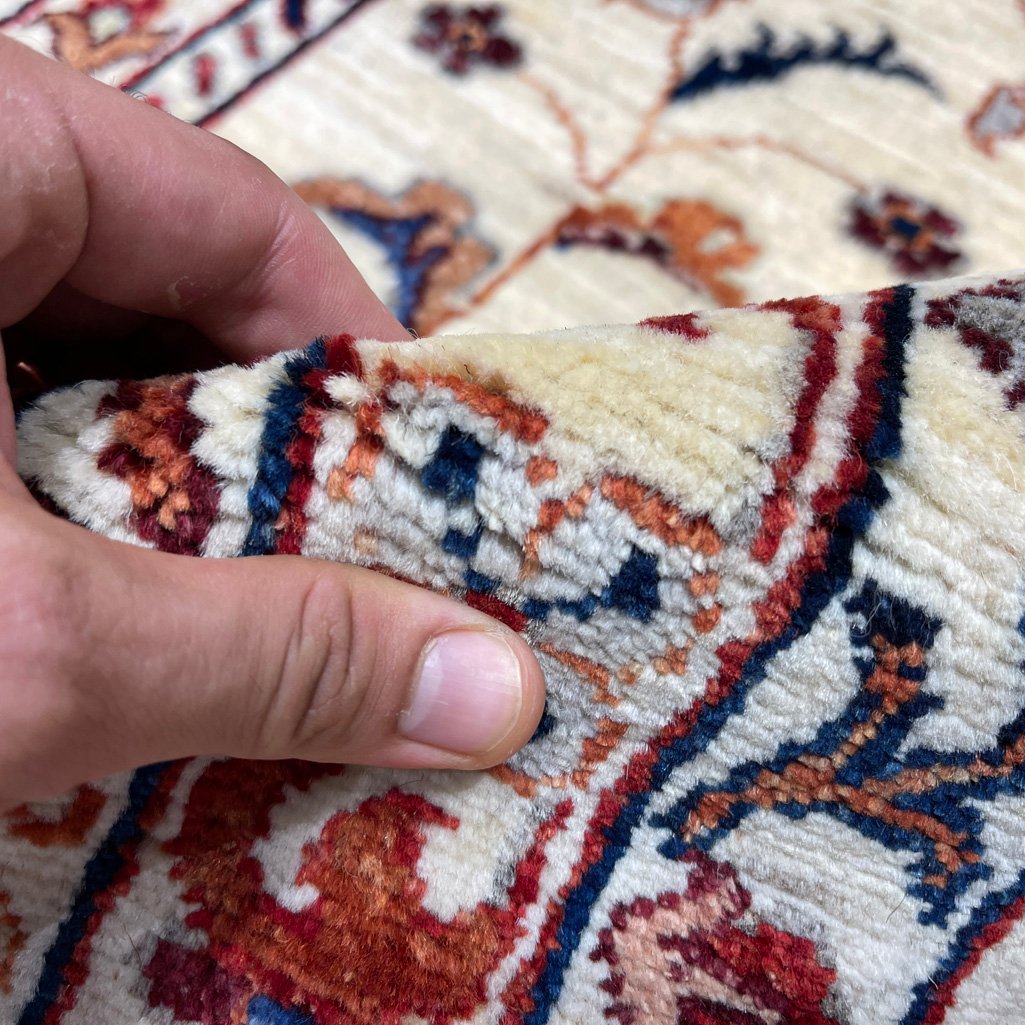 El Dokuma Afgan Sultani Yün Yolluk Halı (95x200 cm) - Görsel 4