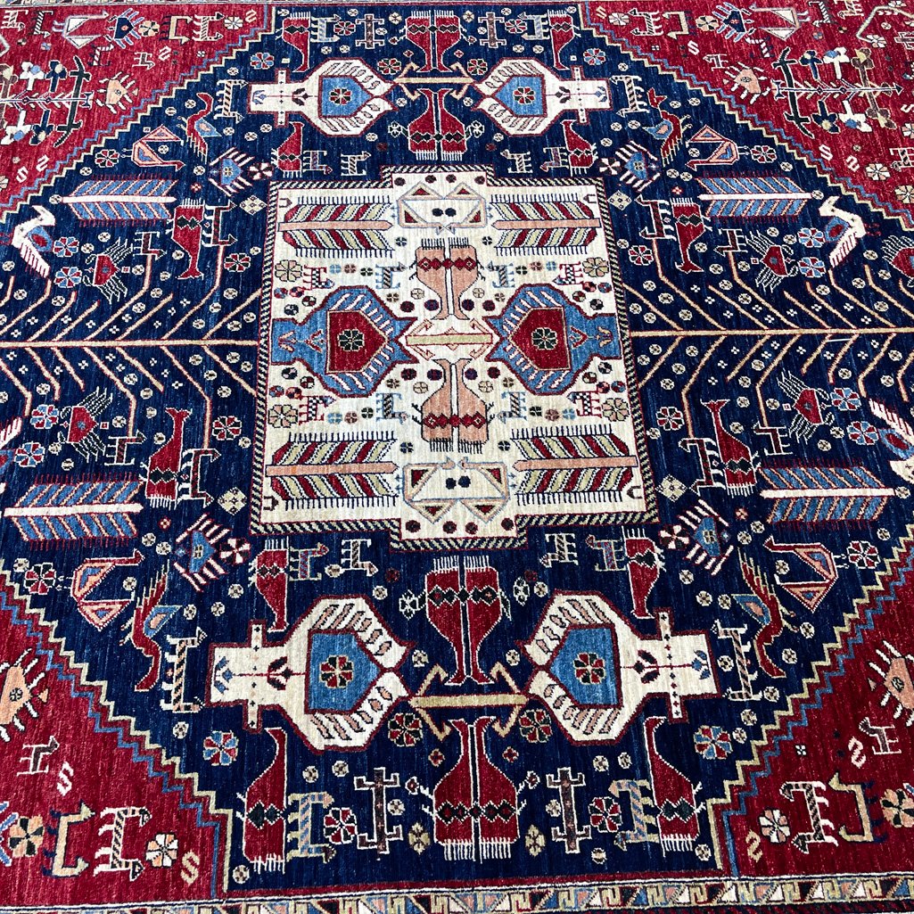 El Dokuma İran Sarapi Yün Halı (240x300 cm) - Görsel 4