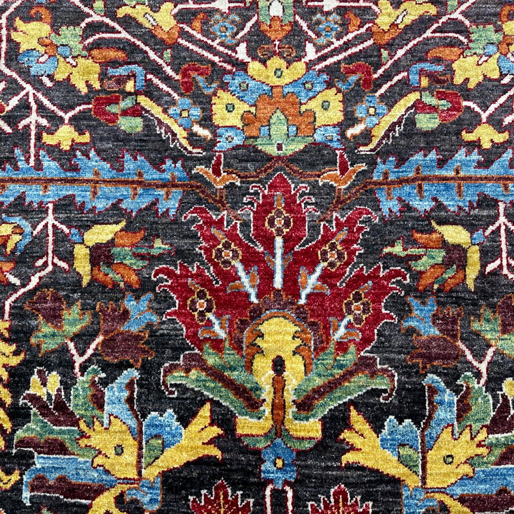 El Dokuma Bohem Afgan Kabile Yün Halı (240x340 cm) - Görsel 2