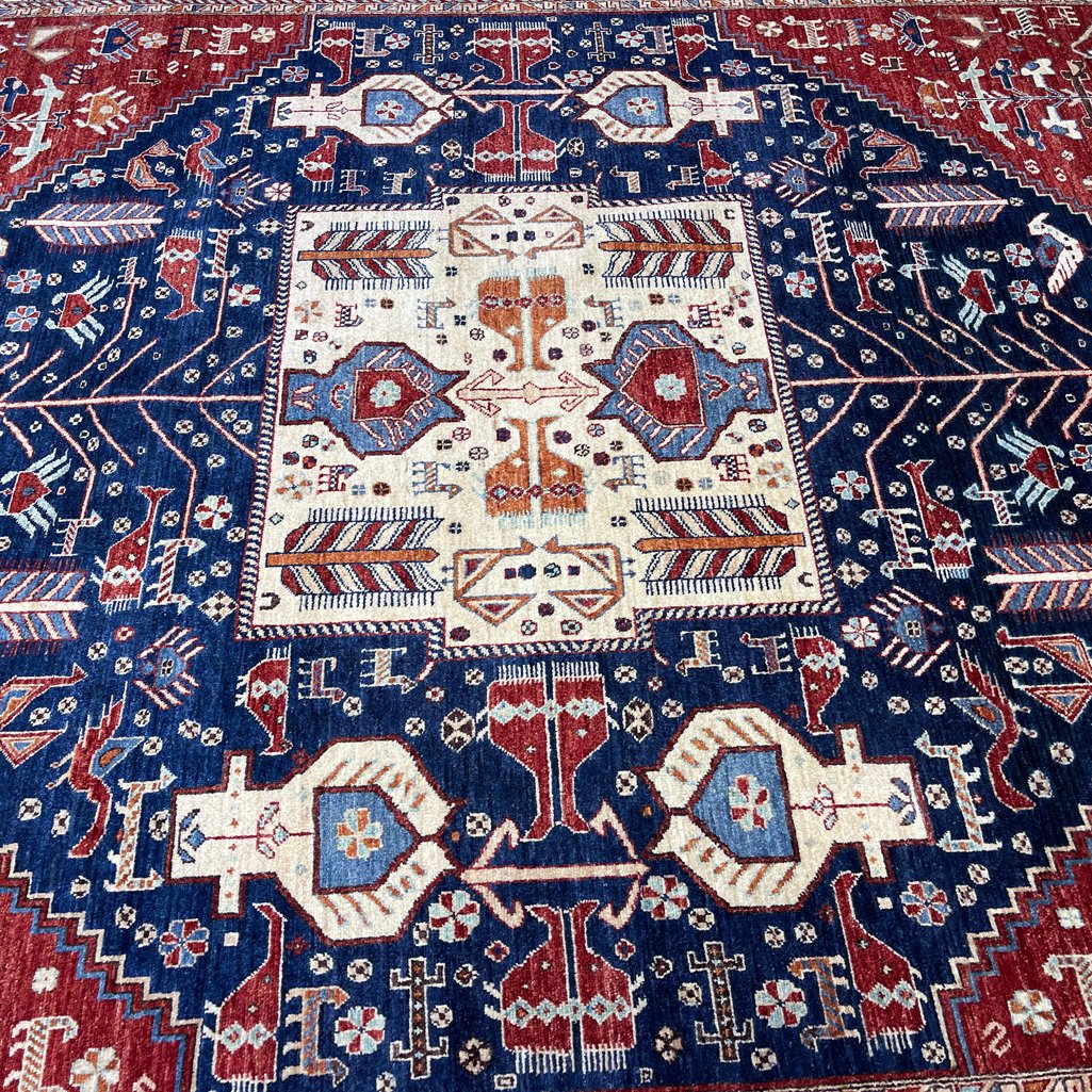 El Dokuma İran Sarapi Yün Halı (270x360 cm) - Görsel 7