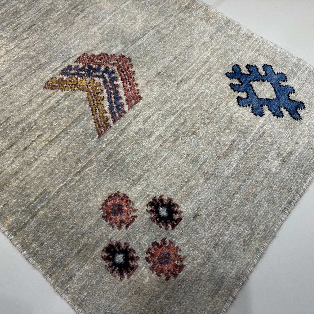 El Dokuma Modern Yün Yolluk Halı (65x175 cm) - Görsel 6