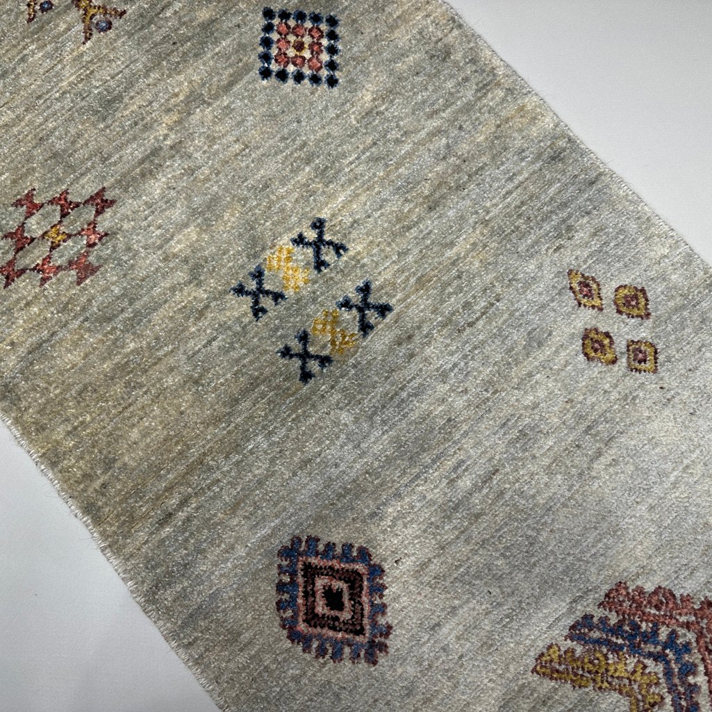 El Dokuma Modern Yün Yolluk Halı (65x175 cm) - Görsel 3