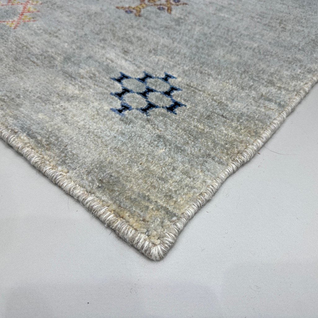 El Dokuma Modern Yün Yolluk Halı (65x175 cm) - Görsel 5
