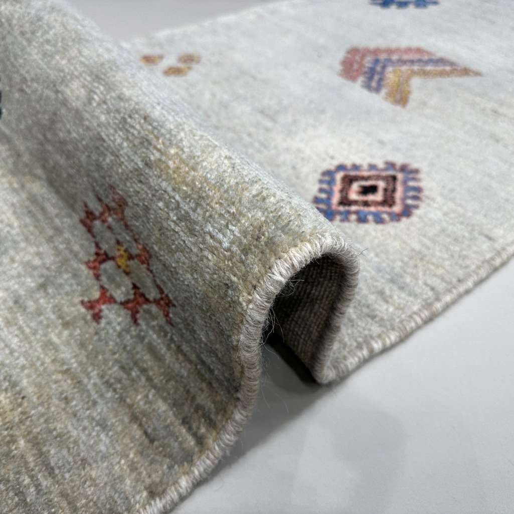 El Dokuma Modern Yün Yolluk Halı (65x175 cm) - Görsel 2