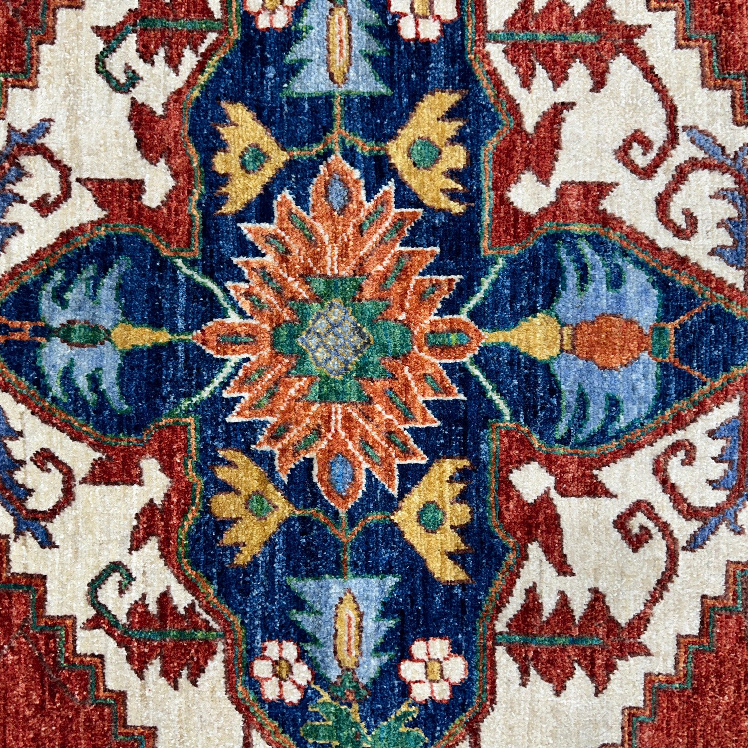 El Dokuma Sarapi İran Madalyon Yün Halı (280x390 cm) - Görsel 2