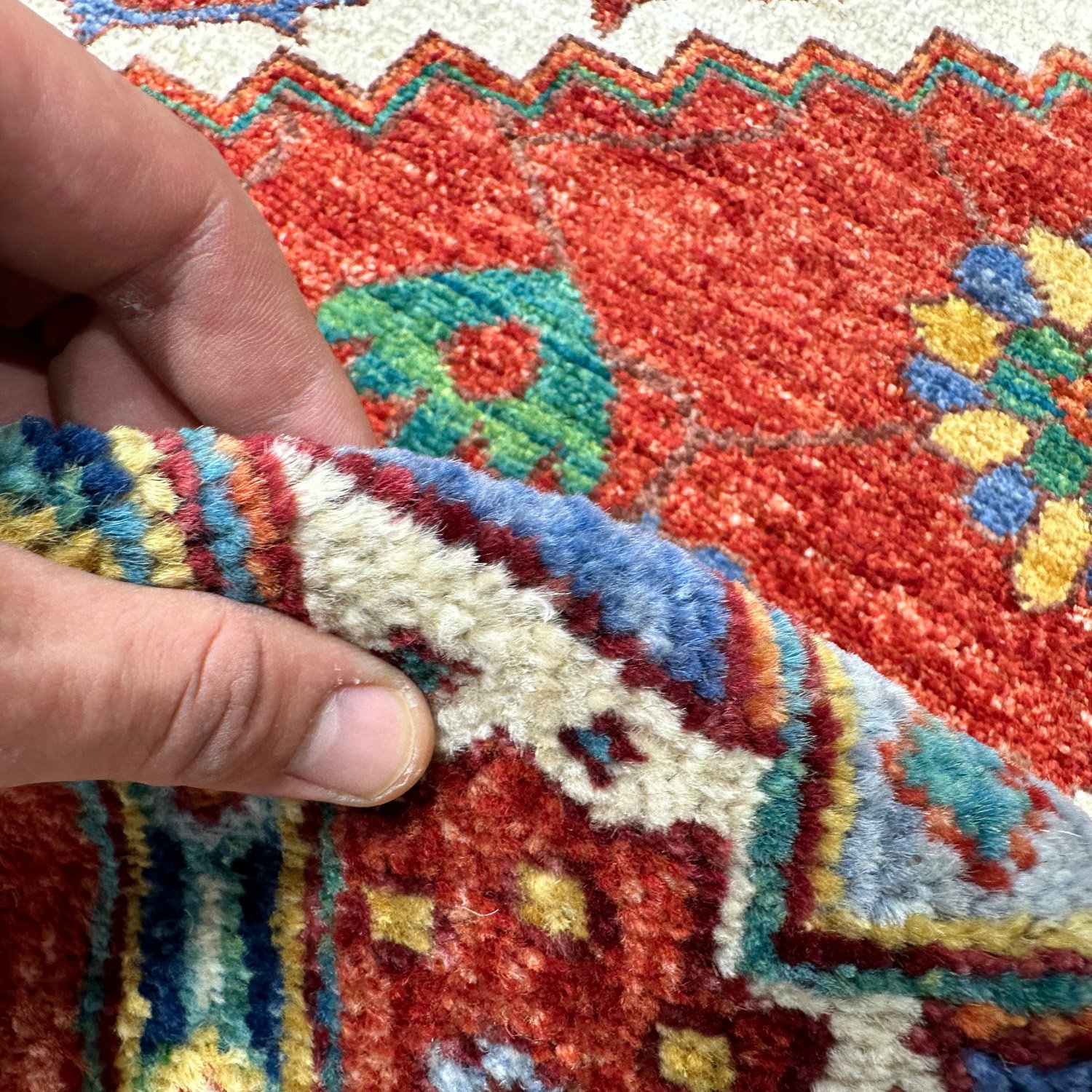 El Dokuma Sarapi İran Madalyon Yün Halı (280x390 cm) - Görsel 3