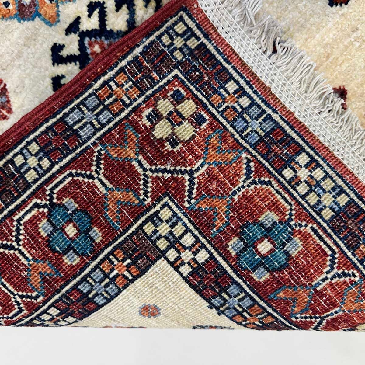 El Dokuma Kaşkai İran Yün Yolluk Halı (85x300 cm) - Görsel 5