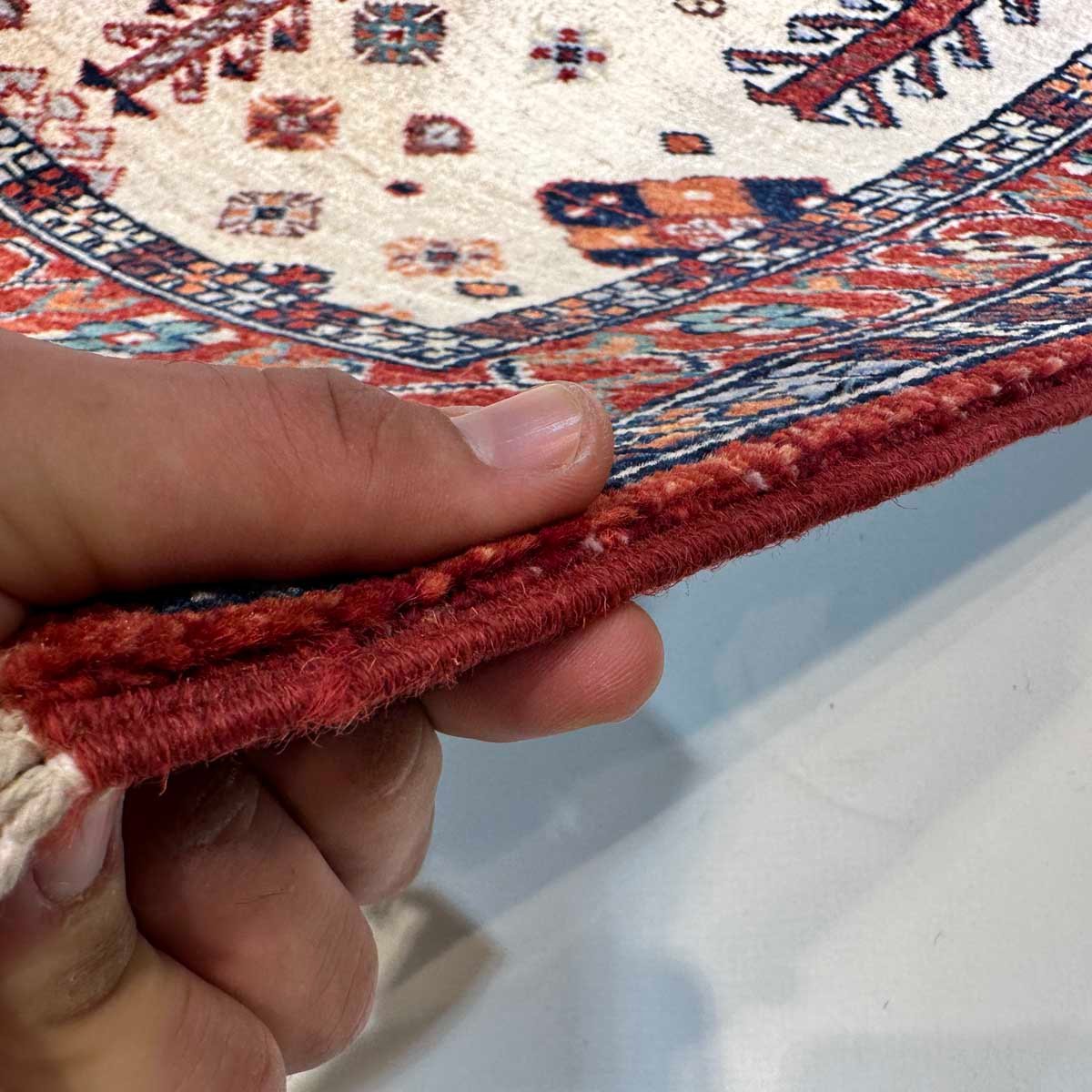El Dokuma Kaşkai İran Yün Yolluk Halı (85x300 cm) - Görsel 9