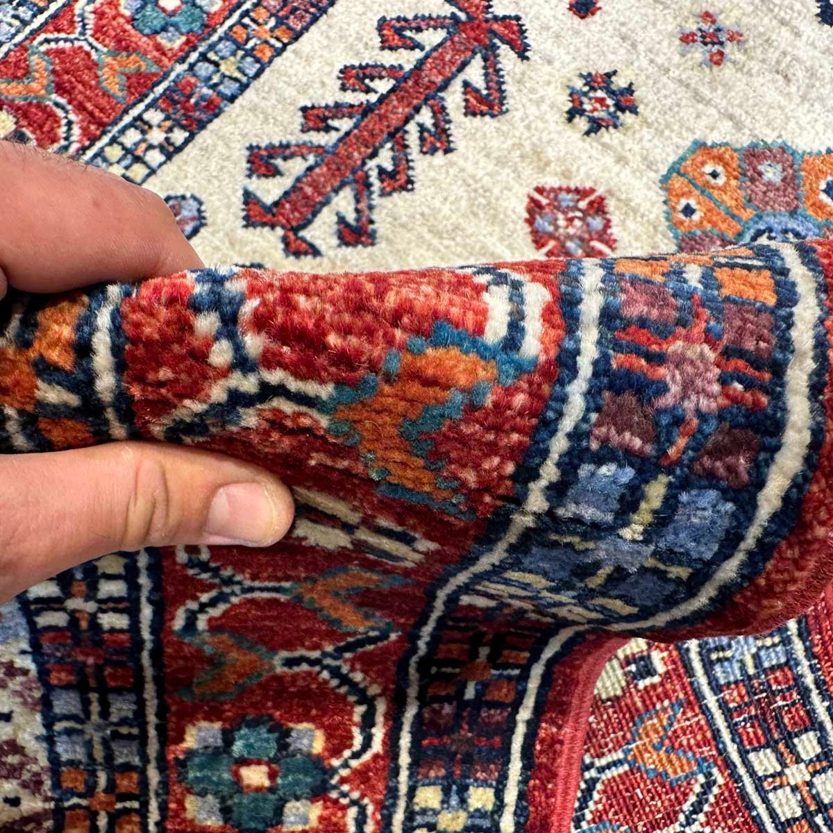 El Dokuma Kaşkai İran Yün Yolluk Halı (85x300 cm) - Görsel 3