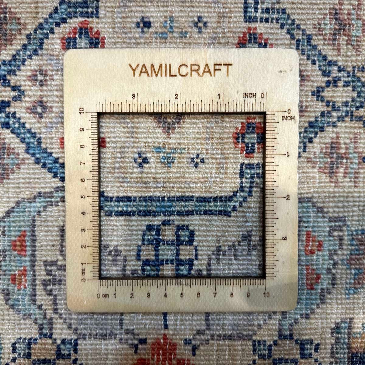El Dokuma Uşak Nötr Yün Yolluk Halı (85x325 cm) - Görsel 6