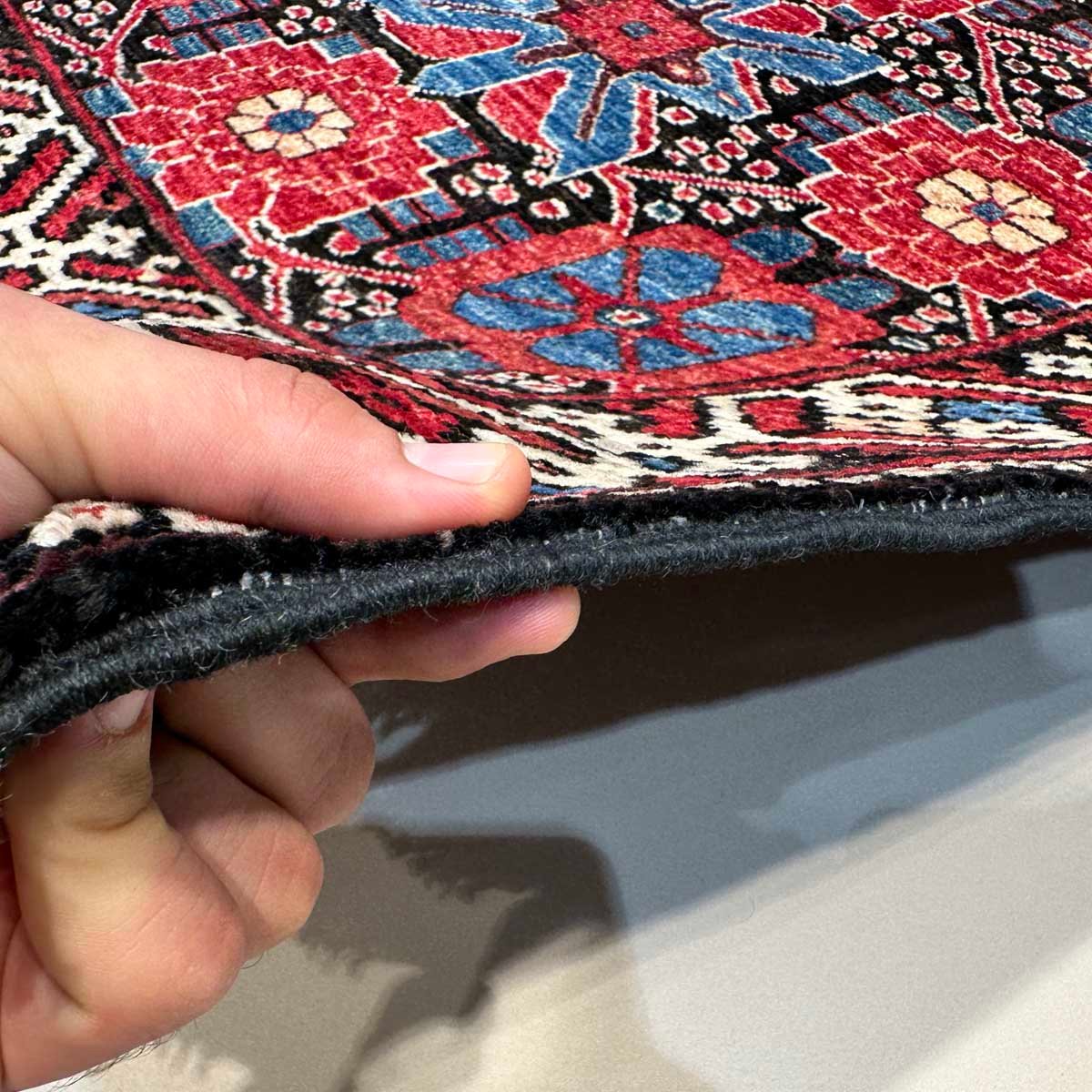 El Dokuma Afgan Kabile Yün Halı (100x150 cm) - Görsel 8