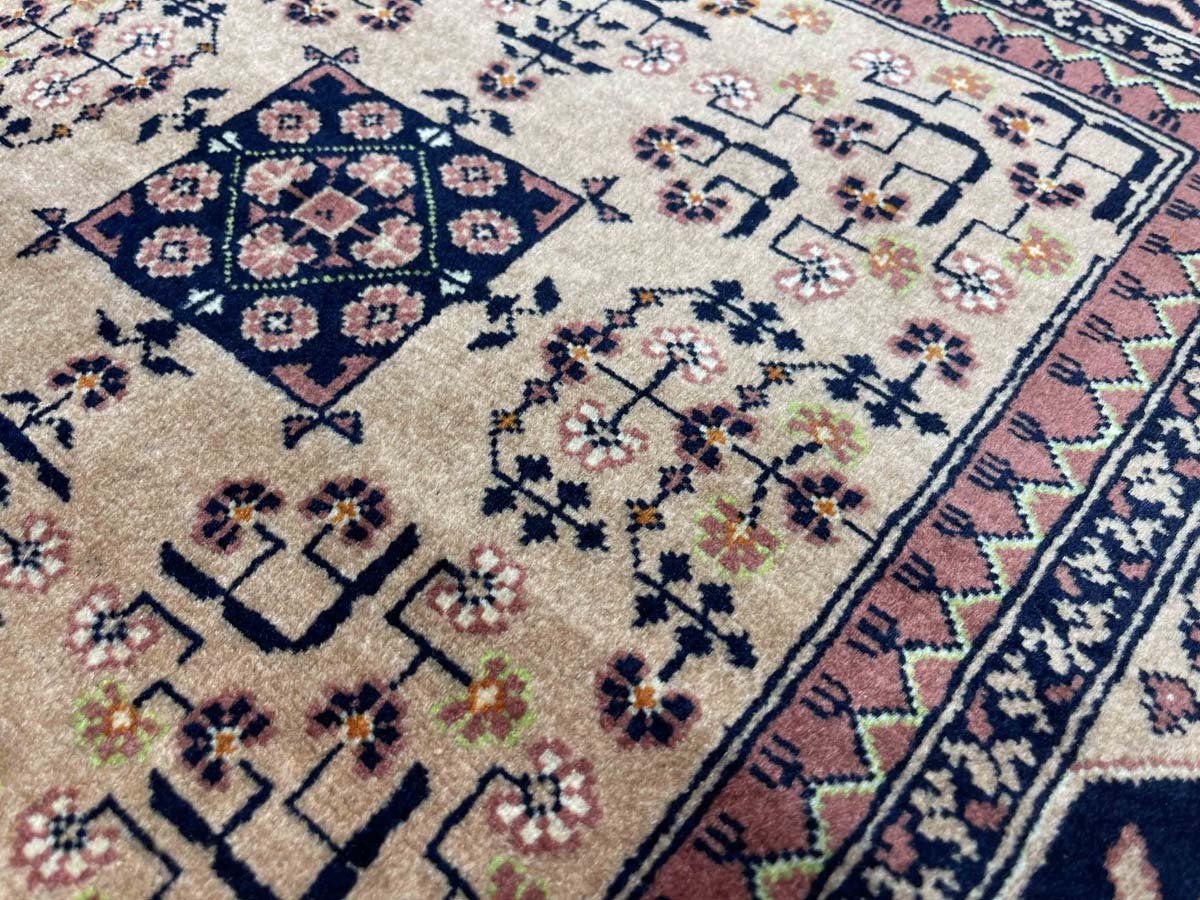El Dokuma Afgan Bilicik İnce Dokuma Yün Halı (150x200 cm) - Görsel 8