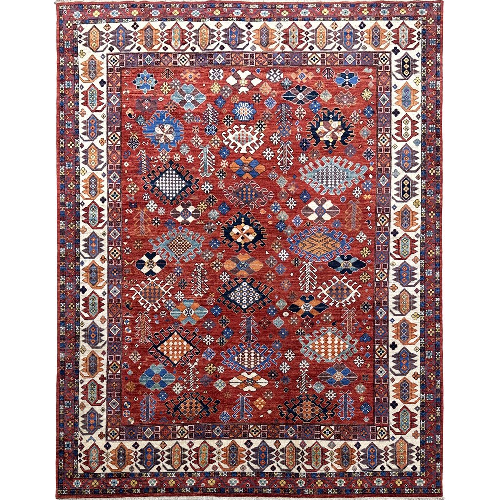 El Dokuma İran Kaşkai Yün Halı (260x340 cm)