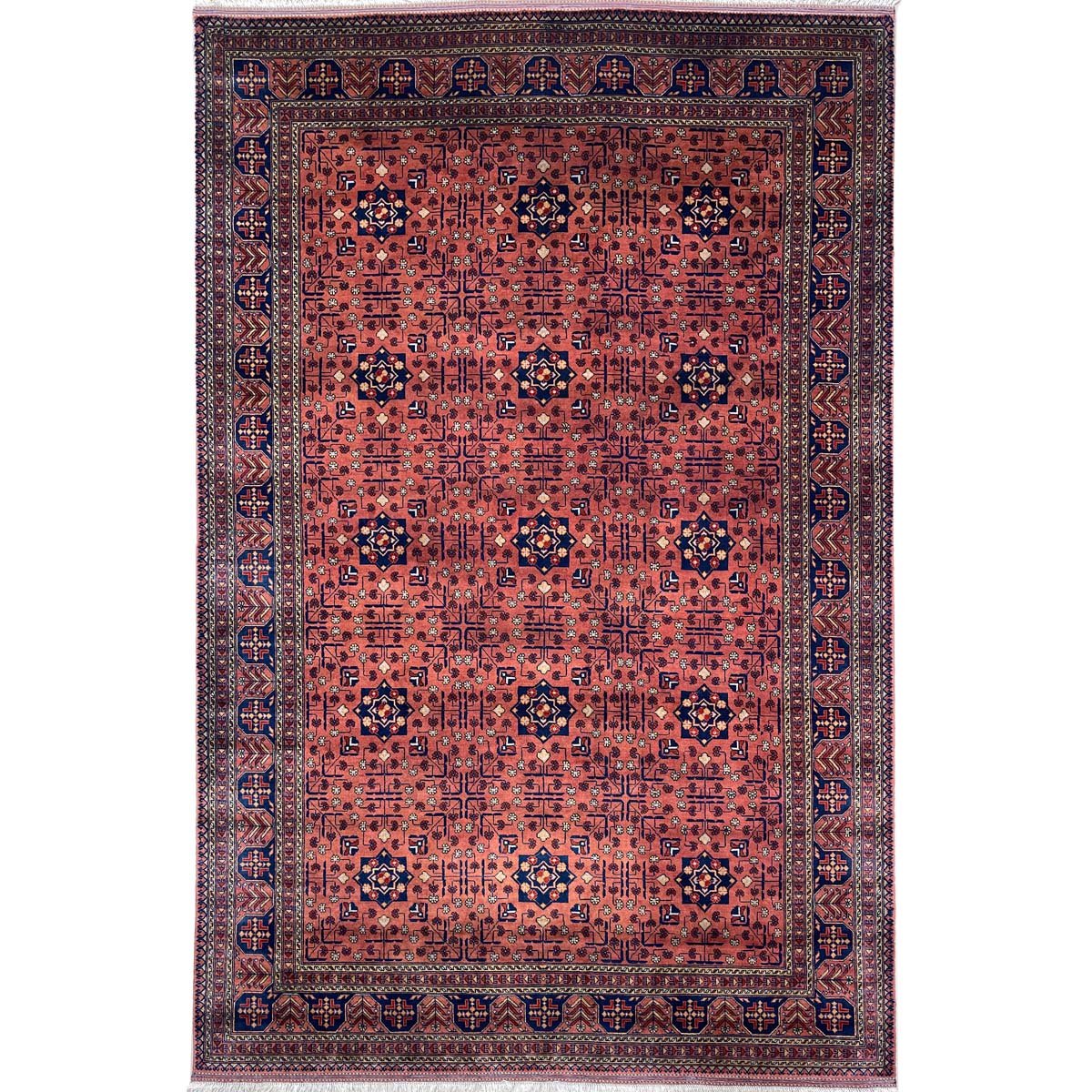 El Dokuma Afgan Khal Mohammadi Yün Halı (200x290 cm)