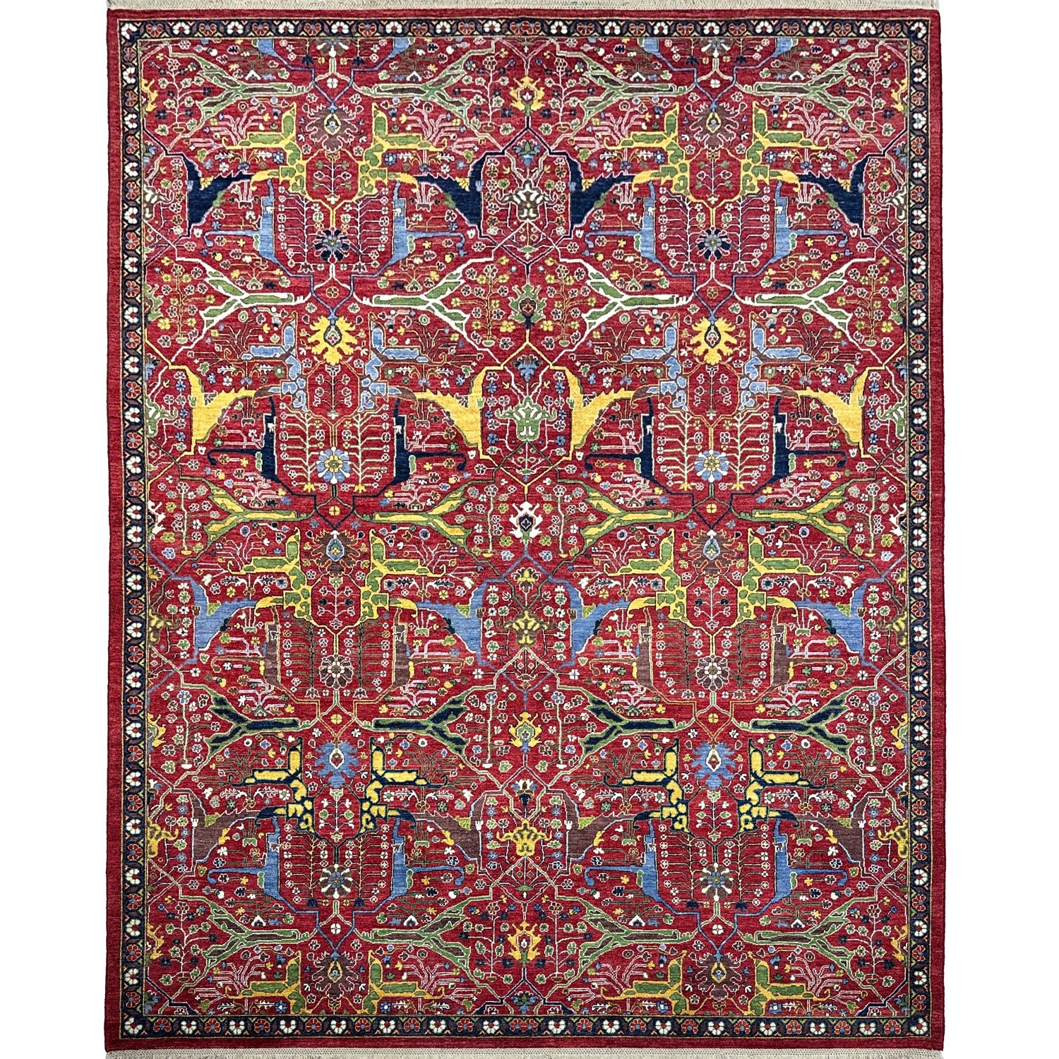 El Dokuma İran Bidjar Tasarım Yün Halı (280x360 cm)