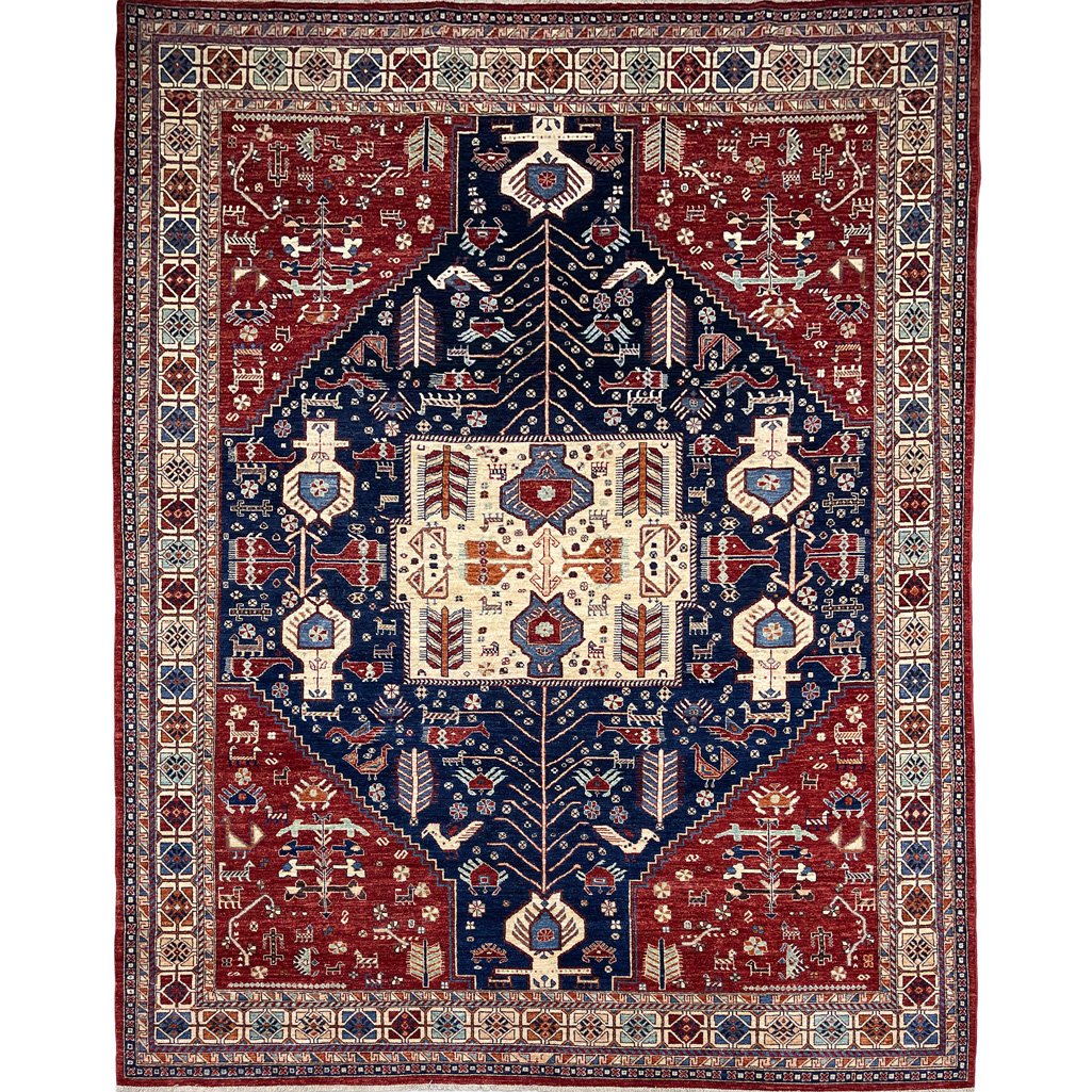El Dokuma İran Sarapi Yün Halı (270x360 cm)