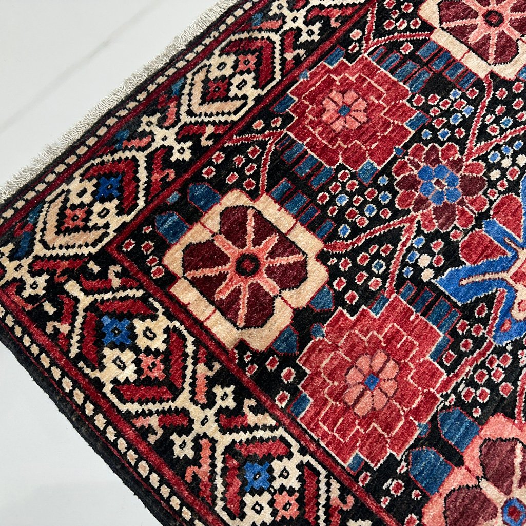 El Dokuma Afgan Kabile Yün Halı (105x140 cm) - Görsel 8