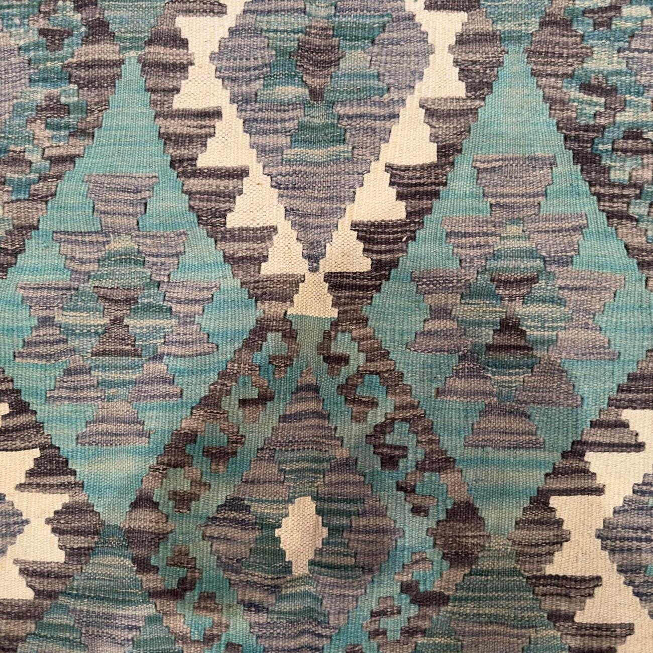 El Dokuma Anadolu Desenli Yün Kilim (150x190 cm) - Görsel 4