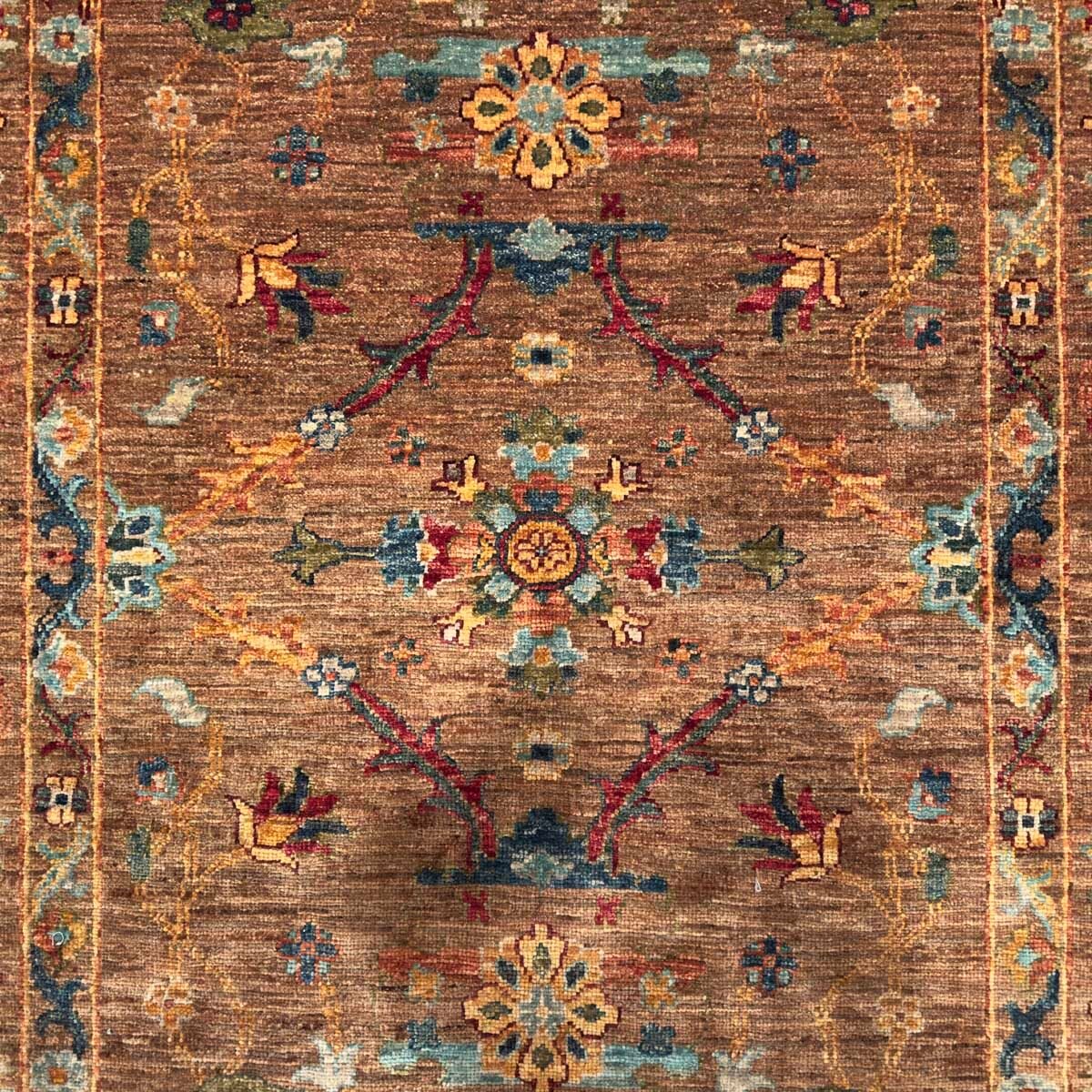 El Dokuma Afgan Sultani Yün Halı (125x190 cm) - Görsel 2