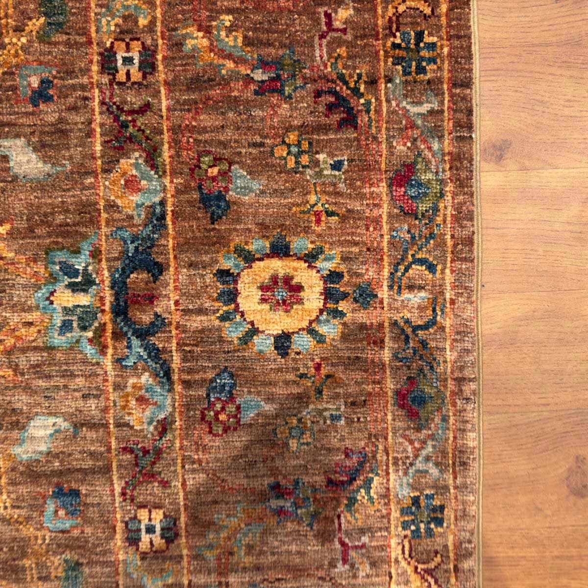 El Dokuma Afgan Sultani Yün Halı (125x190 cm) - Görsel 9