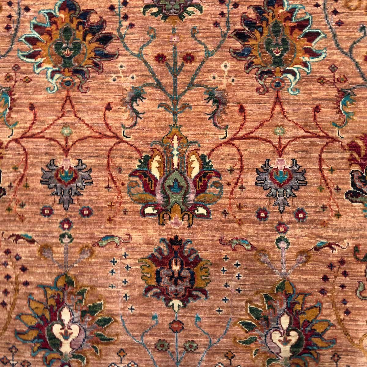 El Dokuma Afgan Sultani Yün Halı (175x250 cm) - Görsel 3