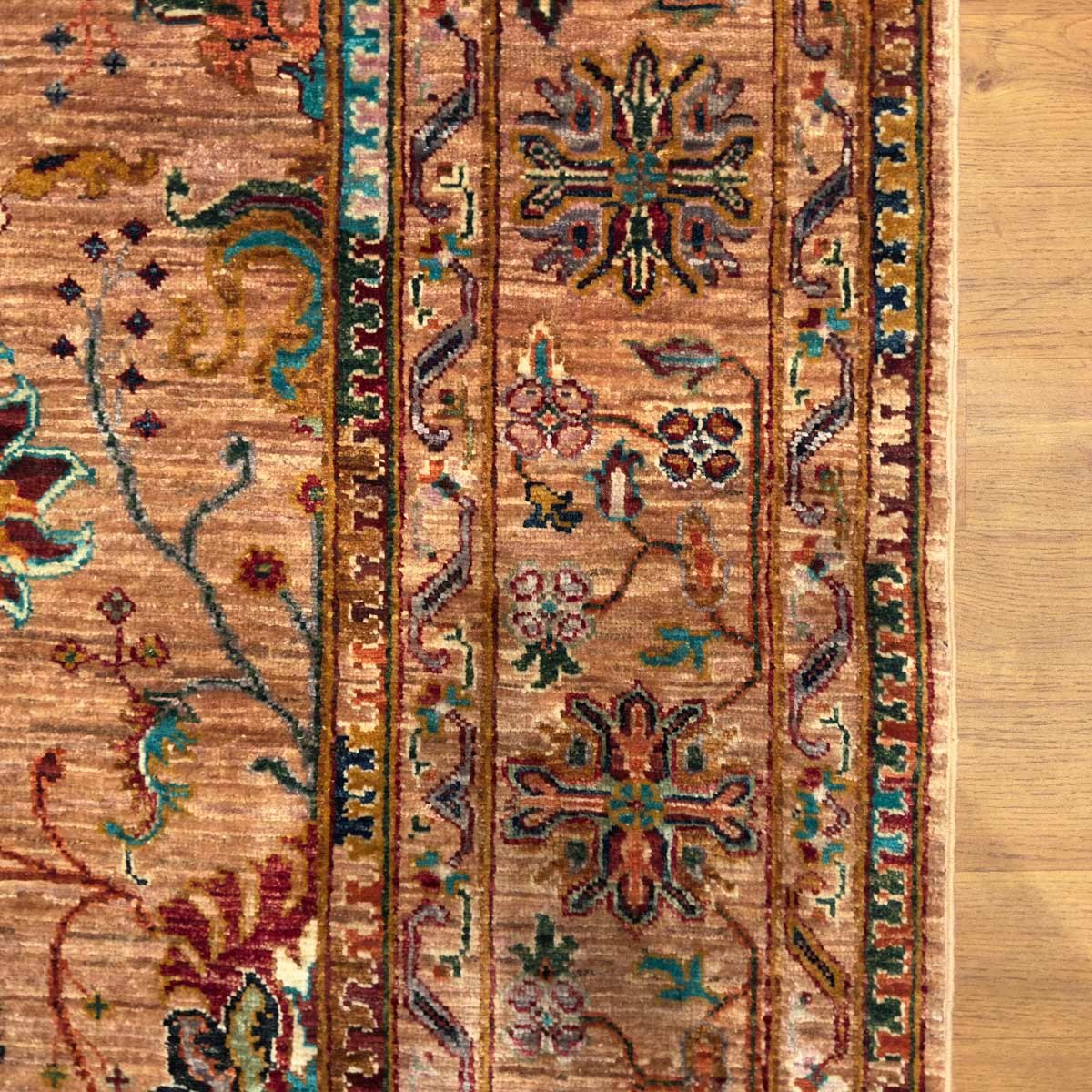 El Dokuma Afgan Sultani Yün Halı (175x250 cm) - Görsel 9