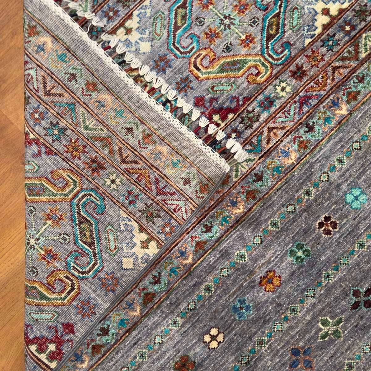 El Dokuma Horcin Afgan Kabile Yün Halı (180x250 cm) - Görsel 4