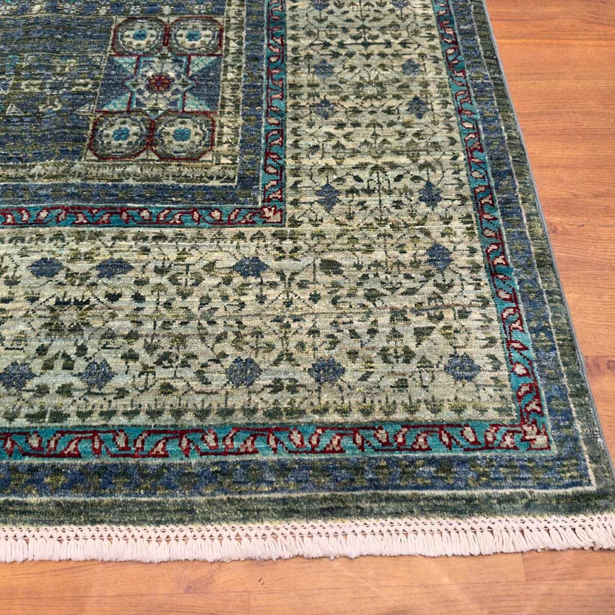 El Dokuma İnce Memlük Yün Halı (180x260 cm) - Görsel 2