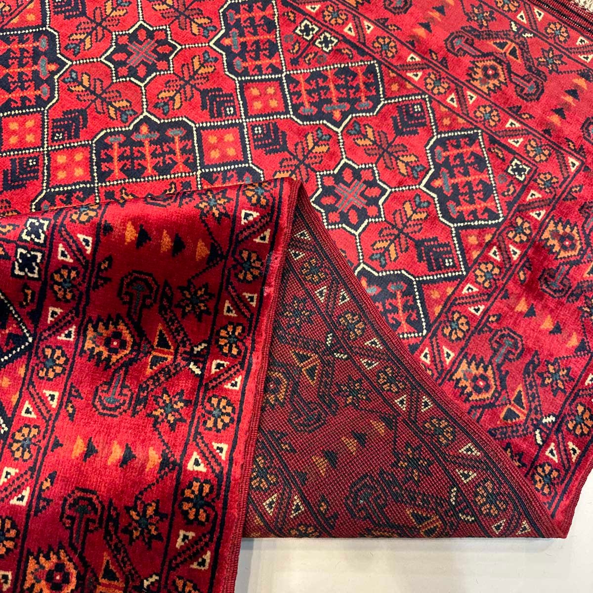 El Dokuma Afgan Khal Mohammadi Yün Halı (90x160 cm) - Görsel 2