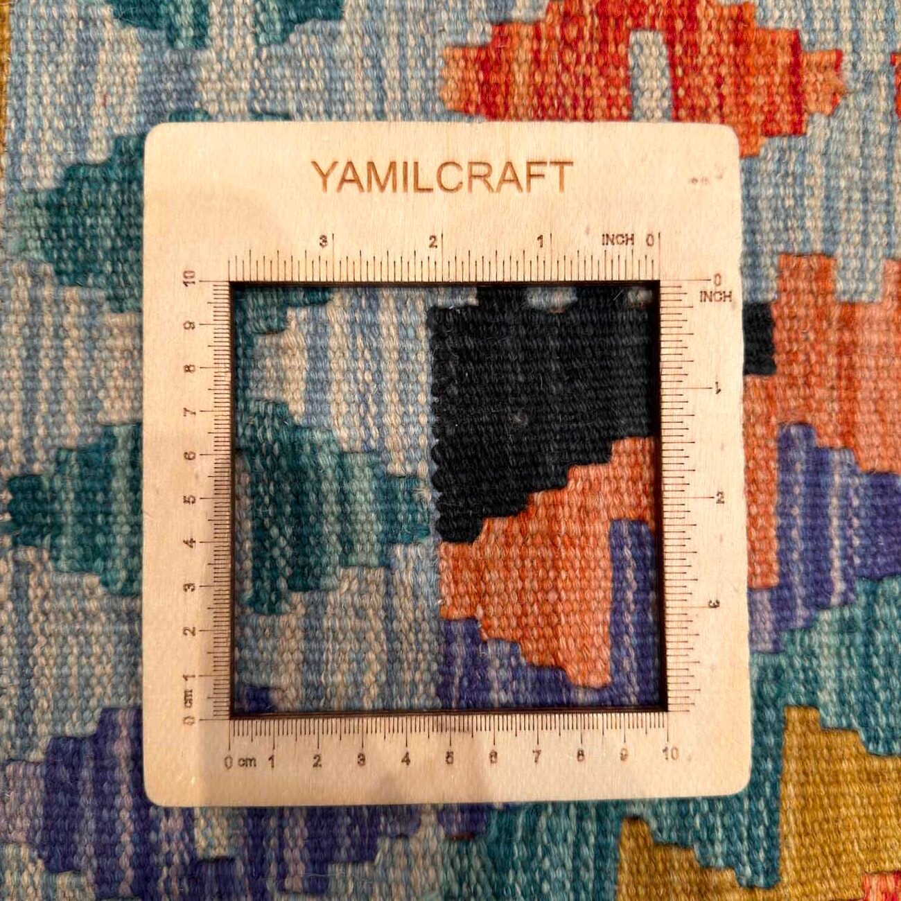 El Dokuma Anadolu Desenli Yün Kilim (150x190 cm) - Görsel 6