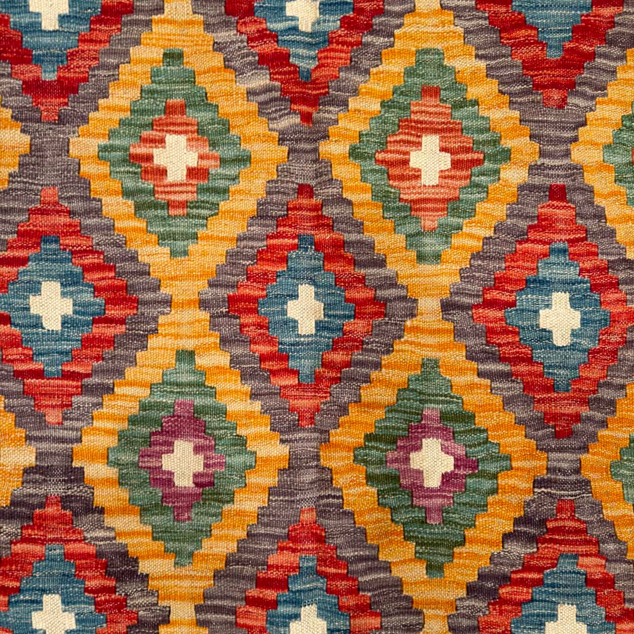 El Dokuma Anadolu Desenli Yün Kilim (150x195 cm) - Görsel 2
