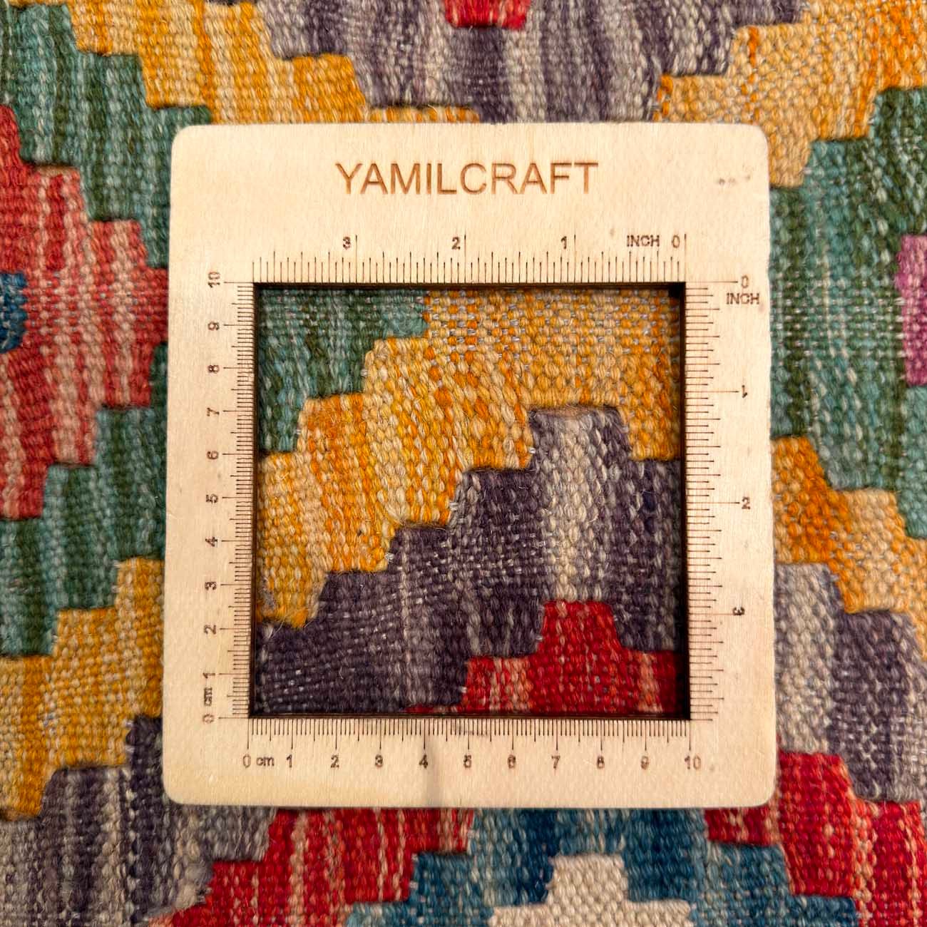 El Dokuma Anadolu Desenli Yün Kilim (150x195 cm) - Görsel 6