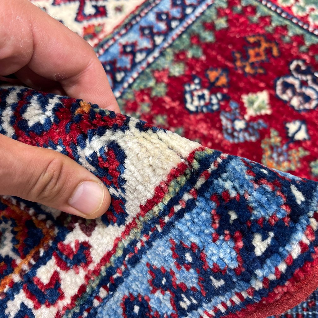 El Dokuma Afgan Kabile Yün Yolluk Halı (60x190 cm) - Görsel 3