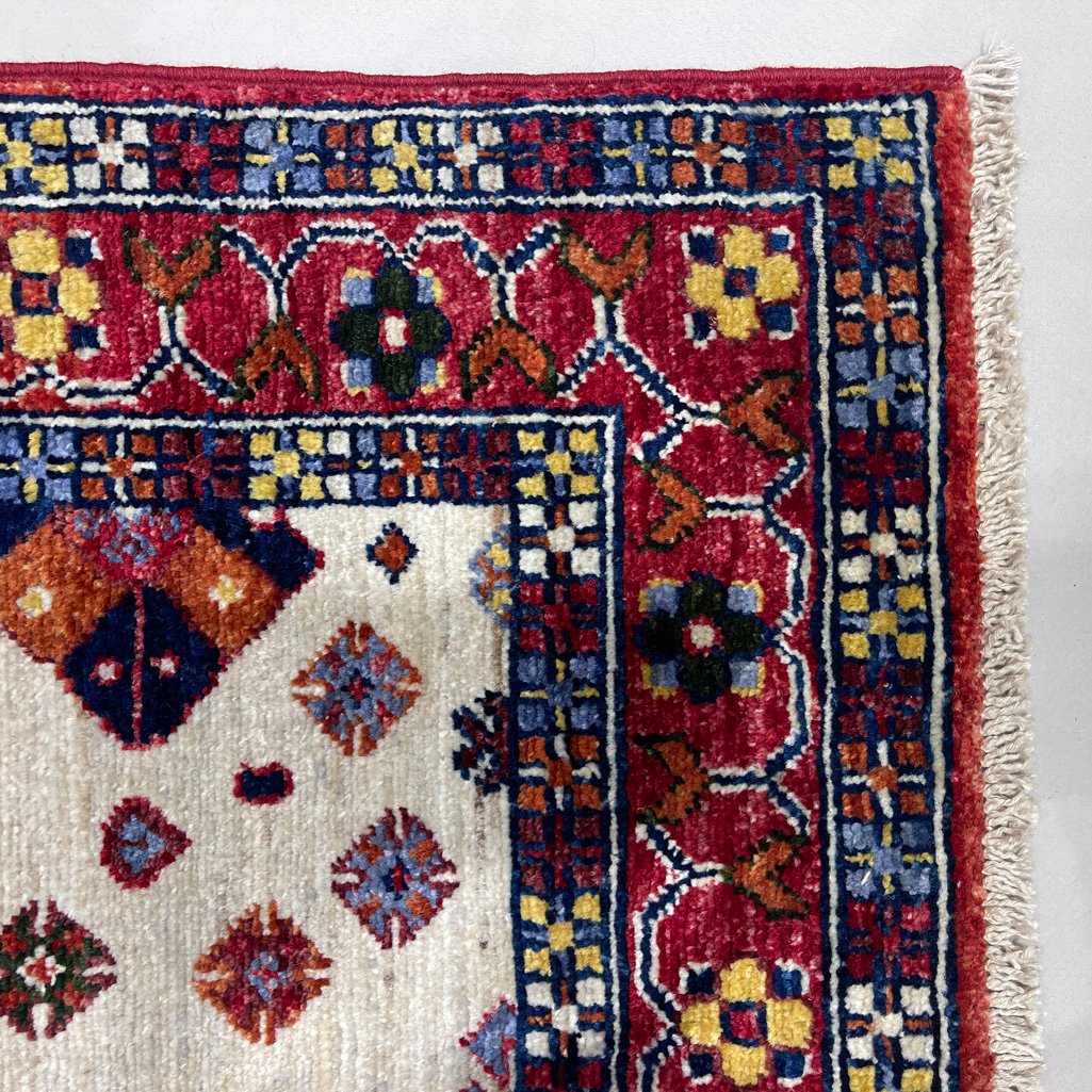 El Dokuma Kaşkai İran Yün Yolluk Halı (85x300 cm) - Görsel 10