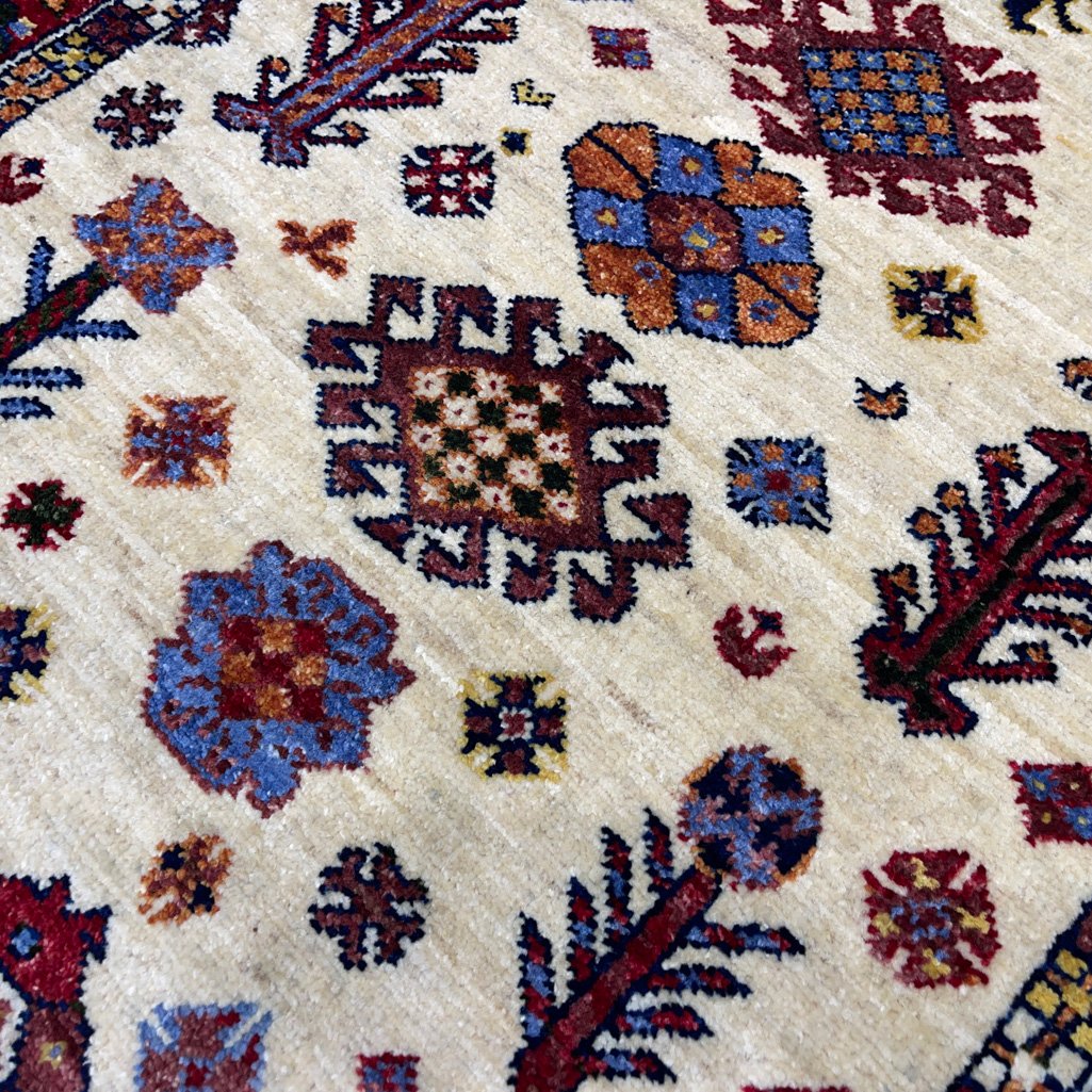 El Dokuma Kaşkai İran Yün Yolluk Halı (85x300 cm) - Görsel 9