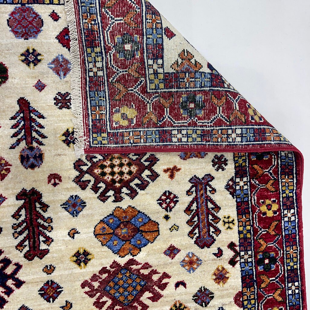 El Dokuma Kaşkai İran Yün Yolluk Halı (85x300 cm) - Görsel 6
