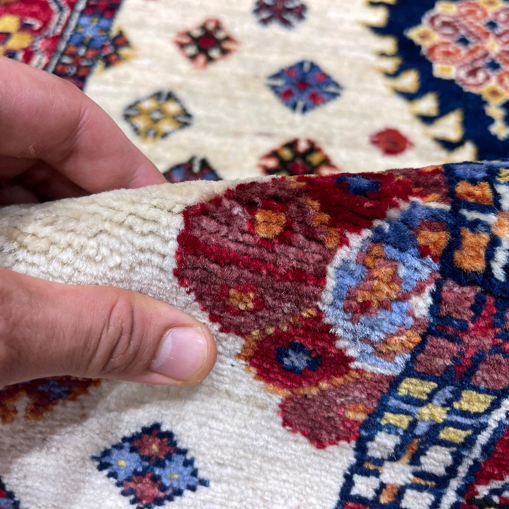 El Dokuma Kaşkai İran Yün Yolluk Halı (85x300 cm) - Görsel 2