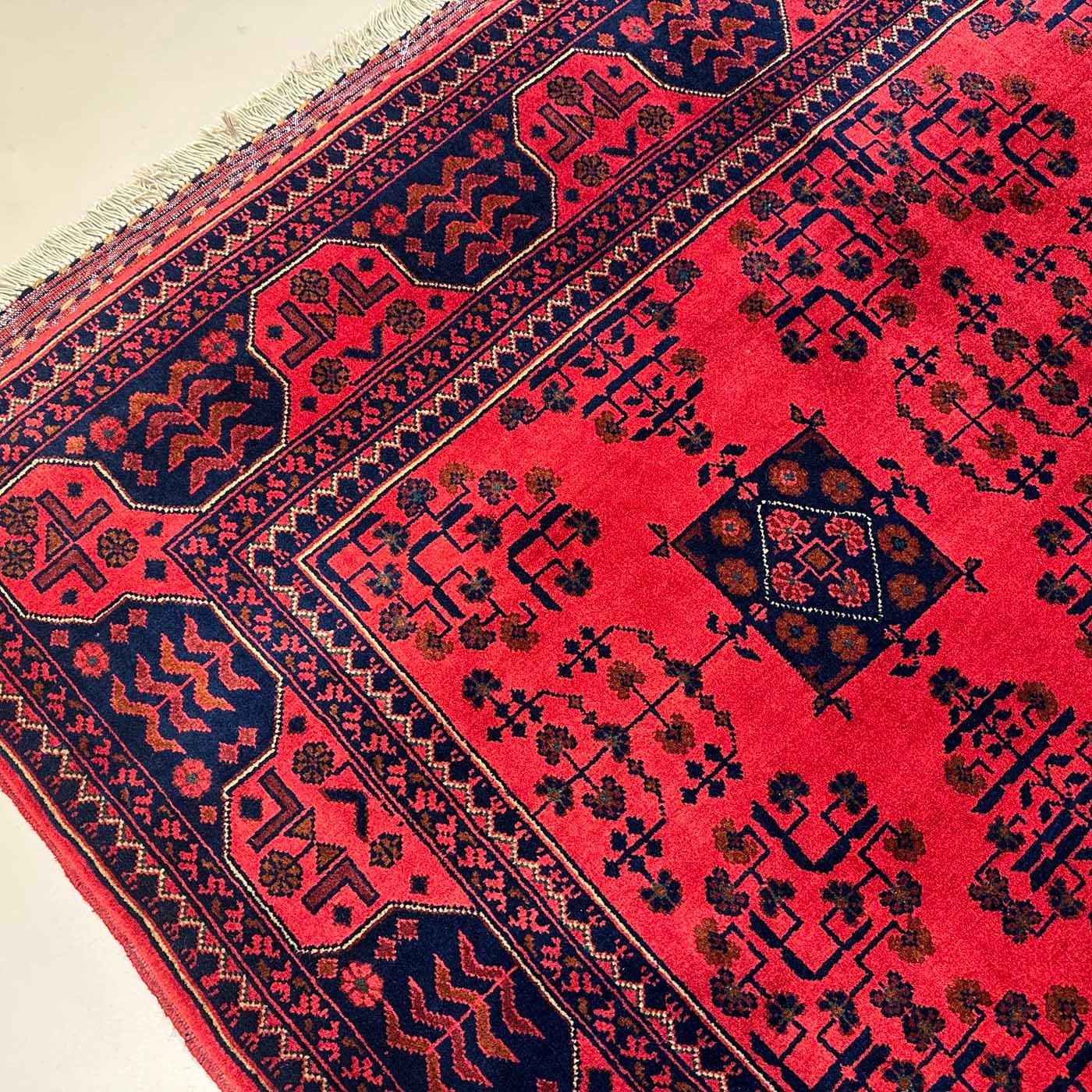 El Dokuma Afgan Khal Mohammadi Yün Halı (155x205 cm) - Görsel 7