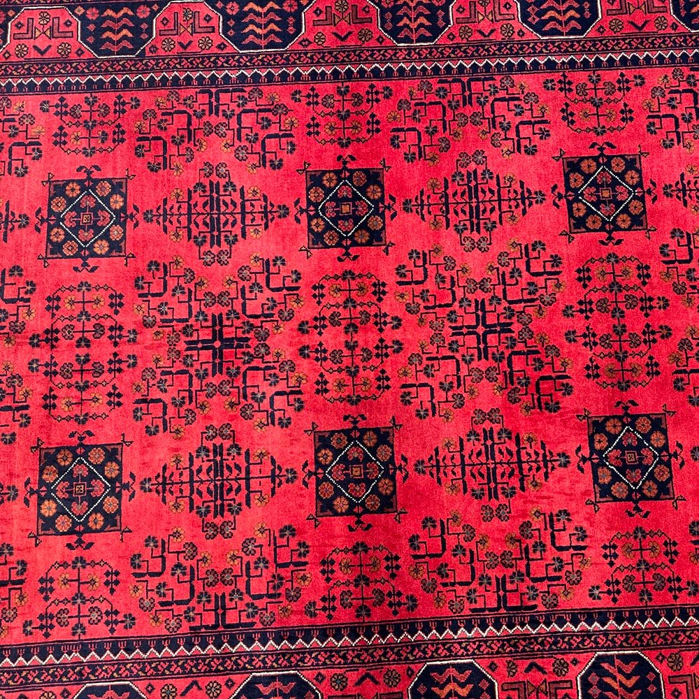 El Dokuma Afgan Khal Mohammadi Yün Halı (155x200 cm) - Görsel 3