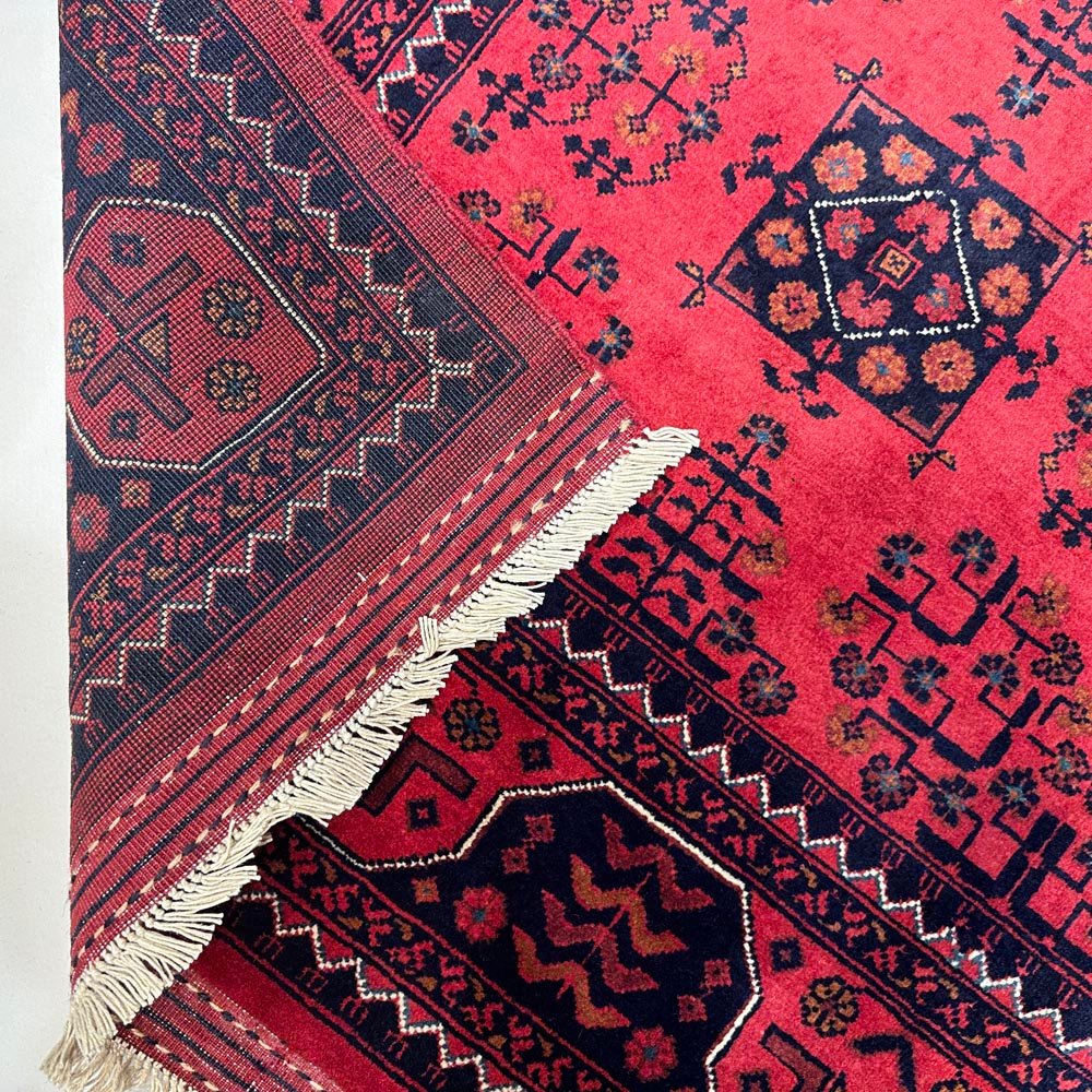 El Dokuma Afgan Khal Mohammadi Yün Halı (155x200 cm) - Görsel 5