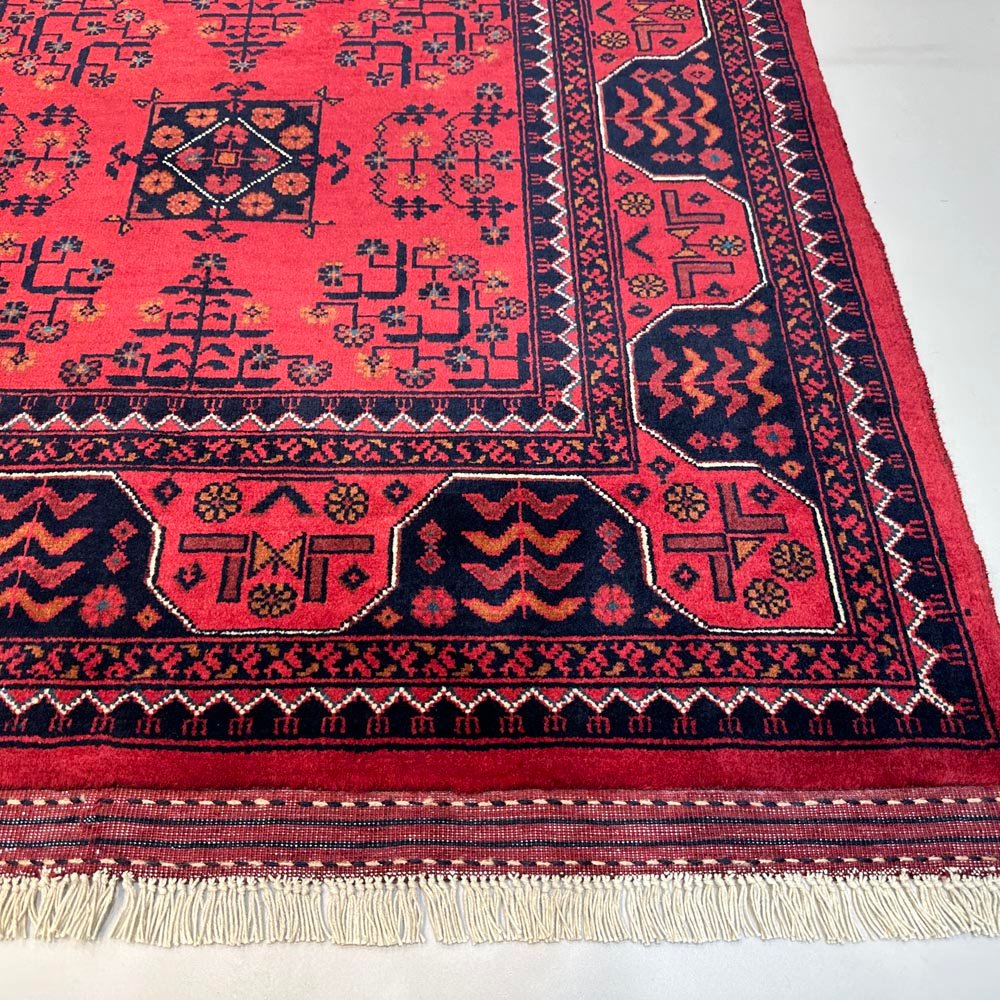 El Dokuma Afgan Khal Mohammadi Yün Halı (155x200 cm) - Görsel 4