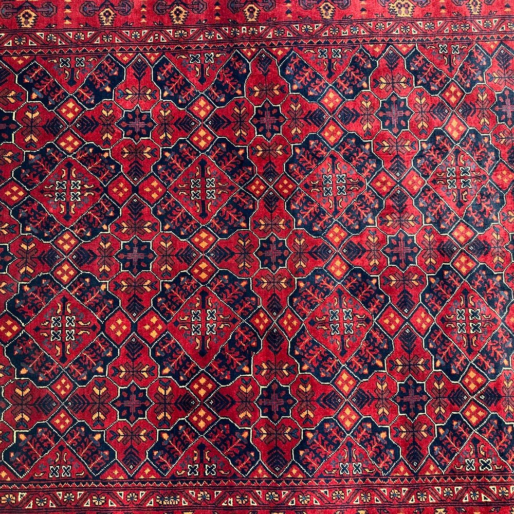 El Dokuma Afgan Khal Mohammadi Yün Halı (150x200 cm) - Görsel 4