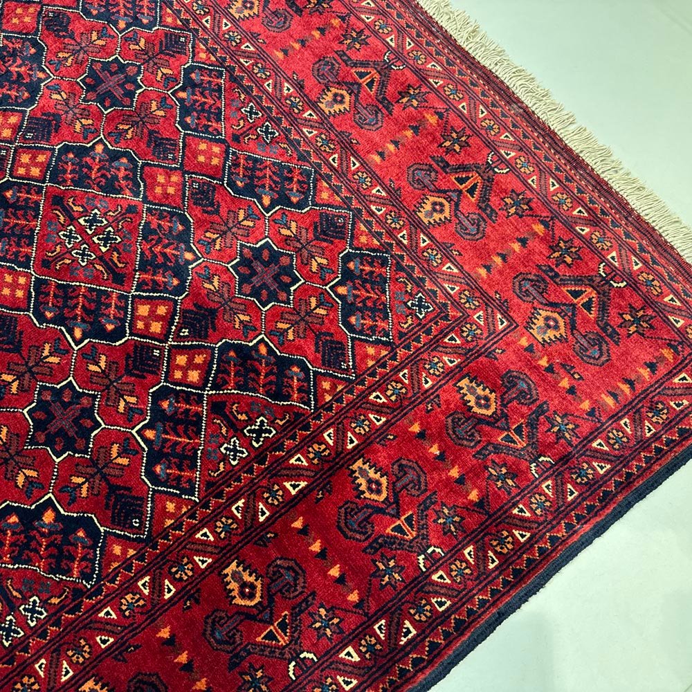 El Dokuma Afgan Khal Mohammadi Yün Halı (150x200 cm) - Görsel 9