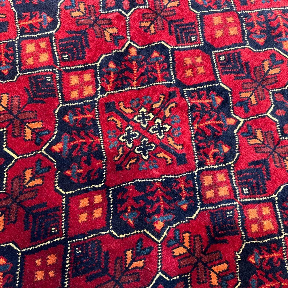 El Dokuma Afgan Khal Mohammadi Yün Halı (150x200 cm) - Görsel 2