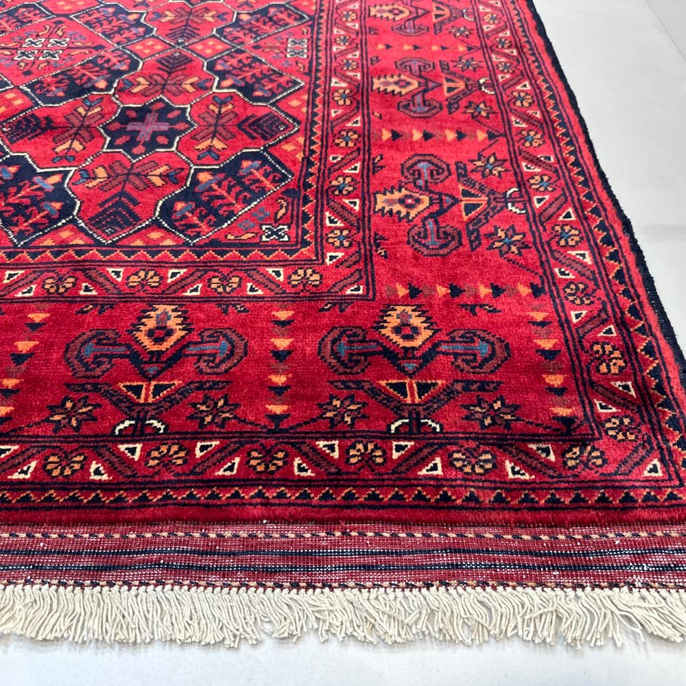 El Dokuma Afgan Khal Mohammadi Yün Halı (150x200 cm) - Görsel 5