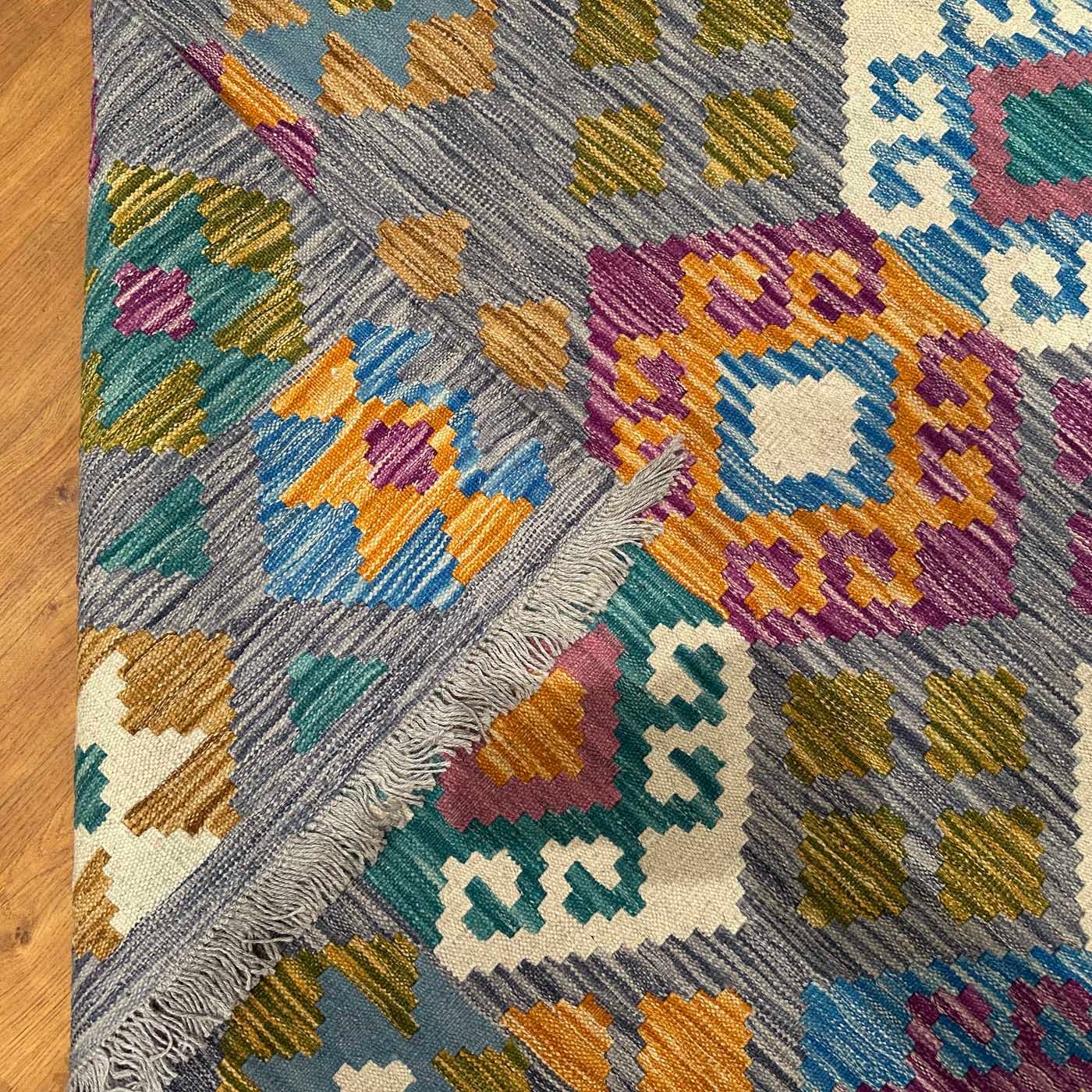 El Dokuma Anadolu Desenli Yün Kilim (210x300 cm) - Görsel 5